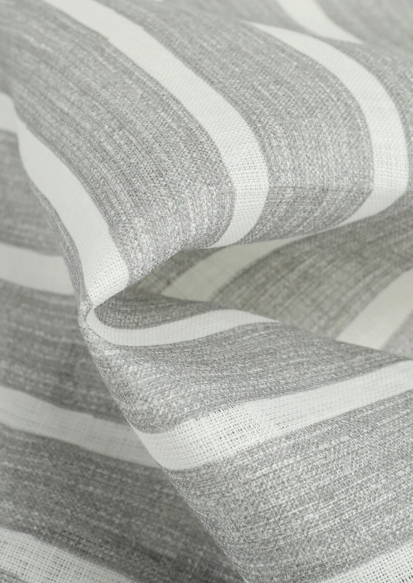 Light Grey %100 Keten Handkerchief 