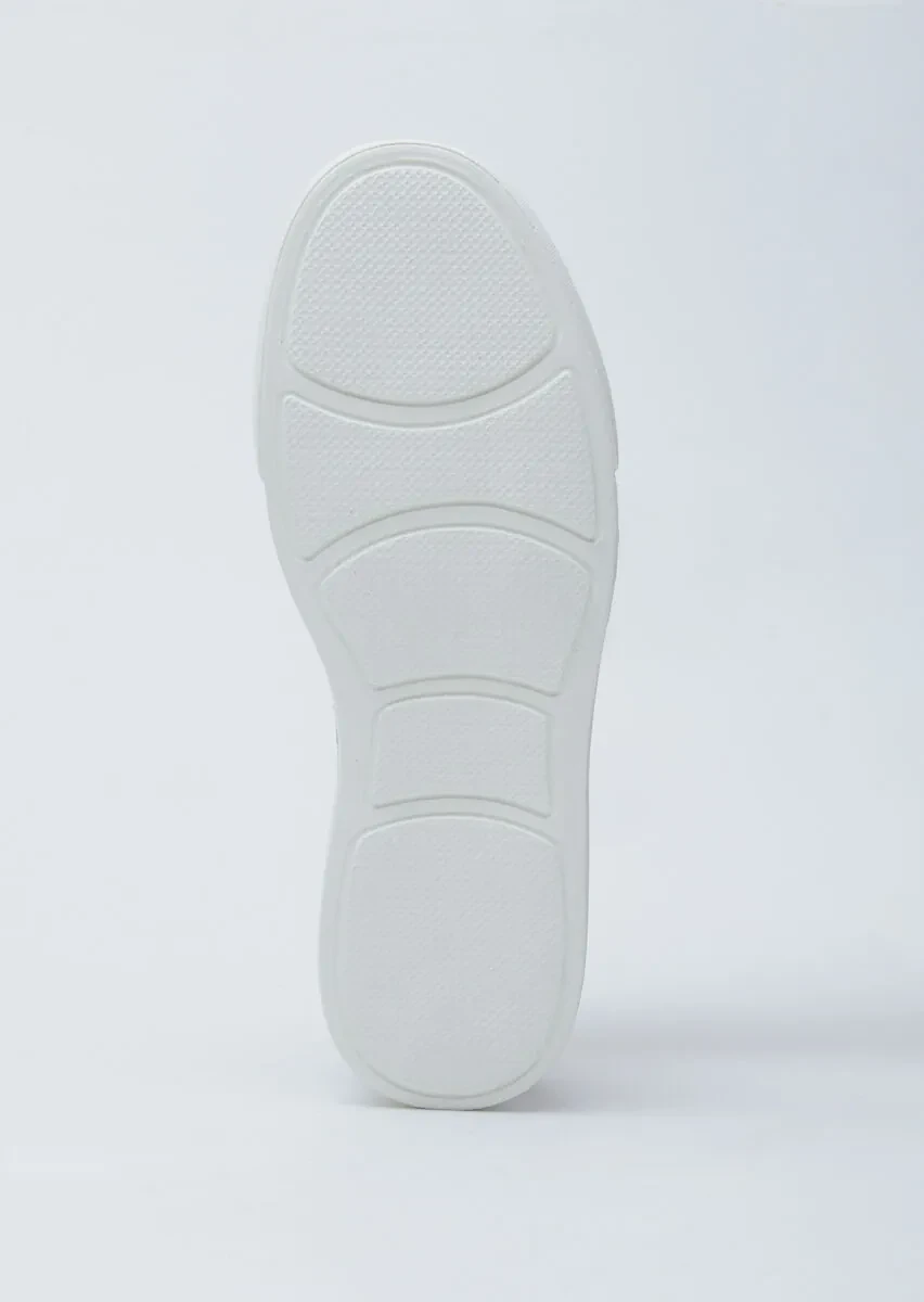 Light Grey Suede Sneaker - 4