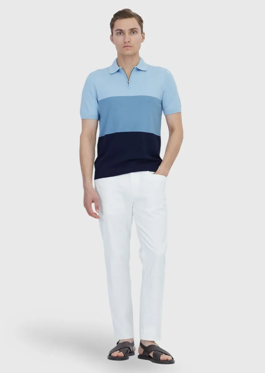 Light Navy Blue Knitwear - 2