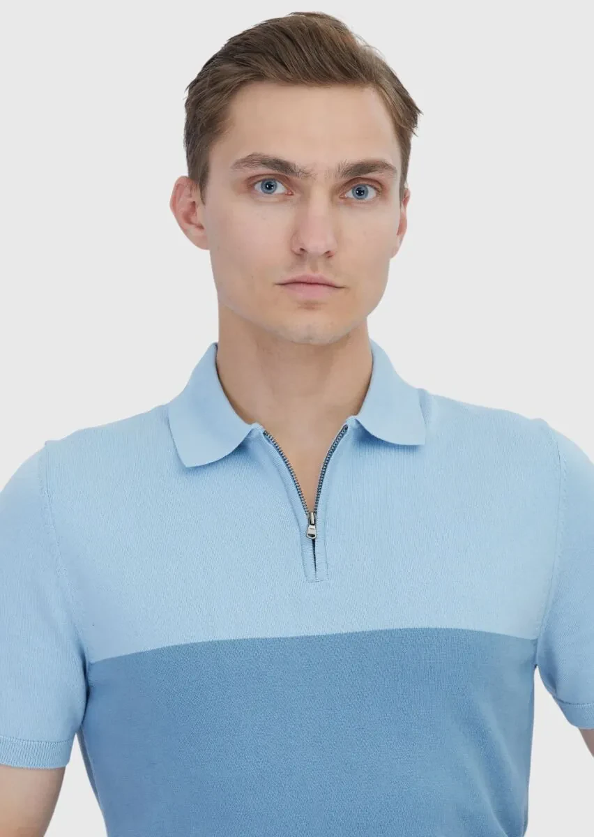 Light Navy Blue Knitwear - 3