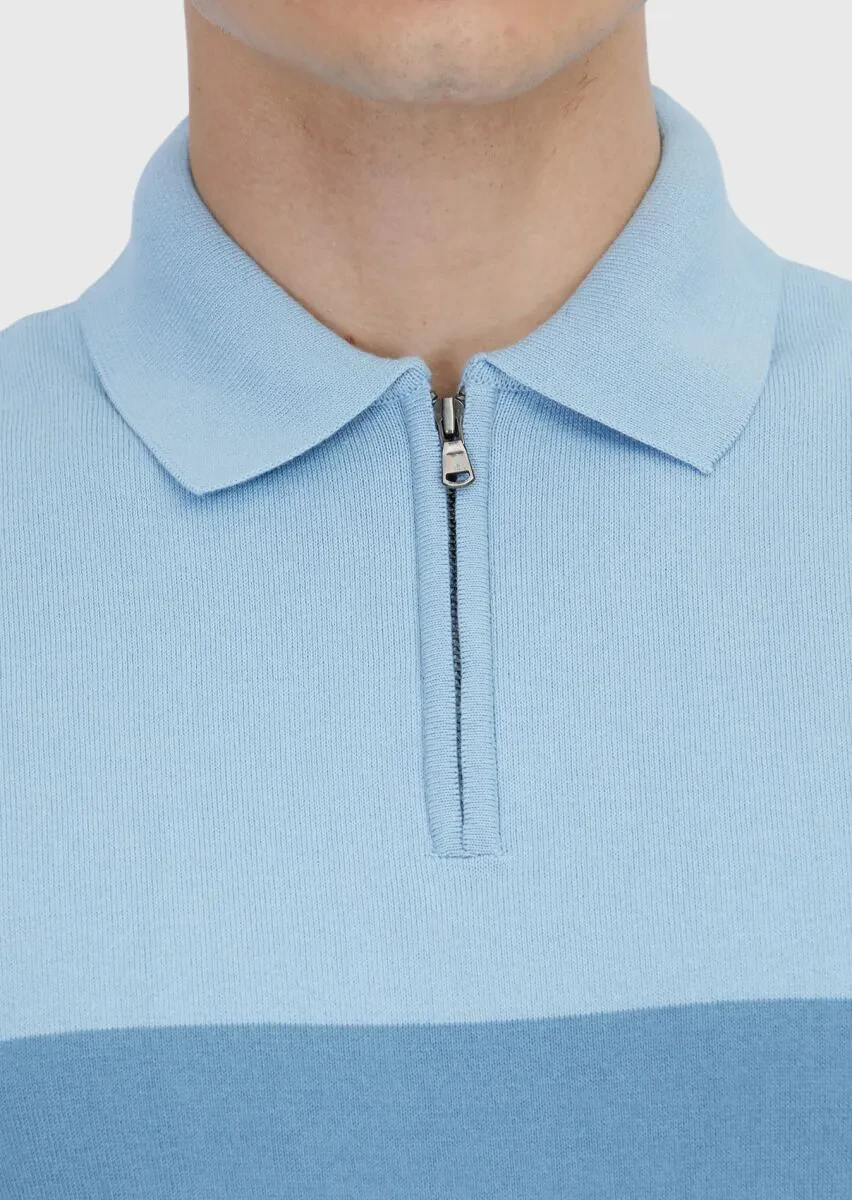 Light Navy Blue Knitwear - 4