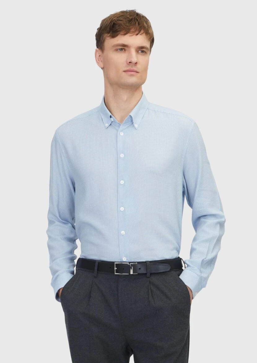 Mavi Casual Fit Dokuma Casual Pamuk Karışımlı Gömlek - RAMSEY