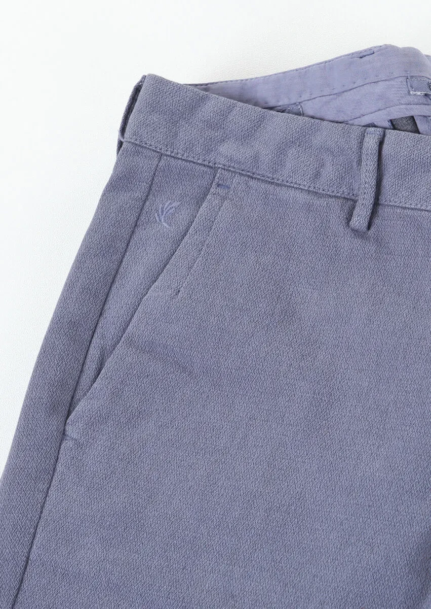 Mavi Desenli Dokuma Regular Fit Casual Pamuk Karışımlı Pantolon - 2