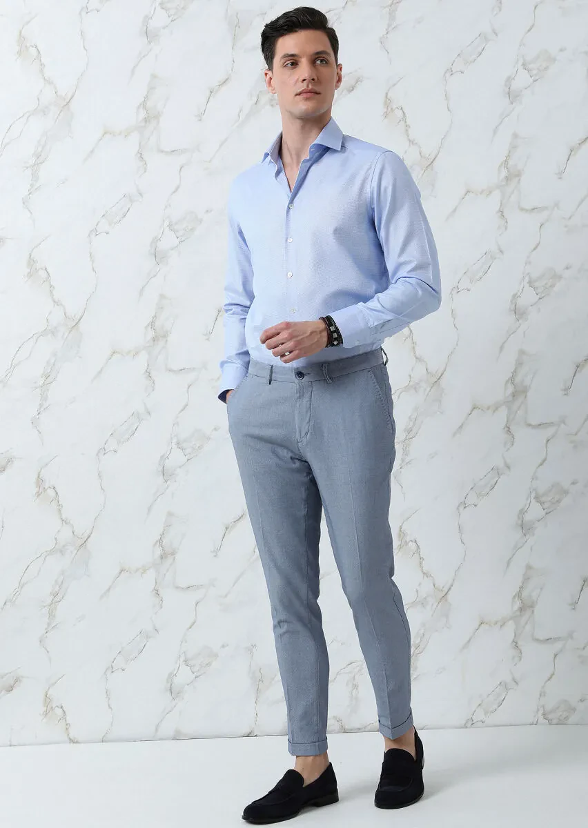 Mavi Mikro Dokuma Regular Fit Smart Casual Pamuk Karışımlı Pantolon - 1