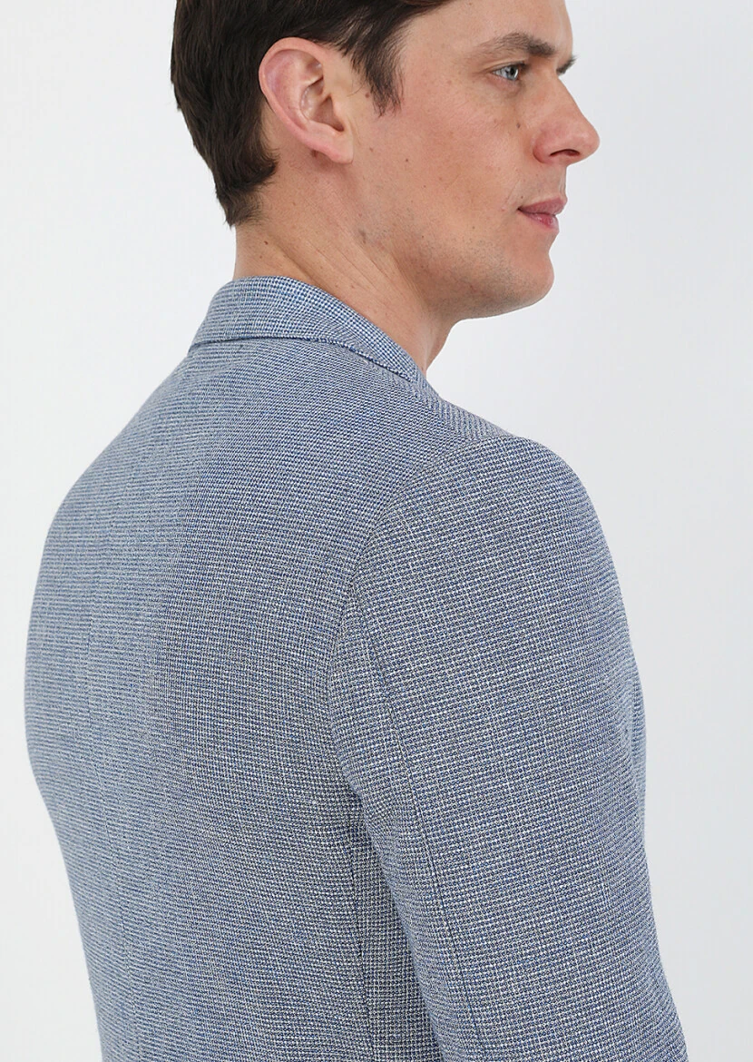 Mavi Mikro Zeroweight Slim Fit Pamuk Karışımlı Ceket - 7