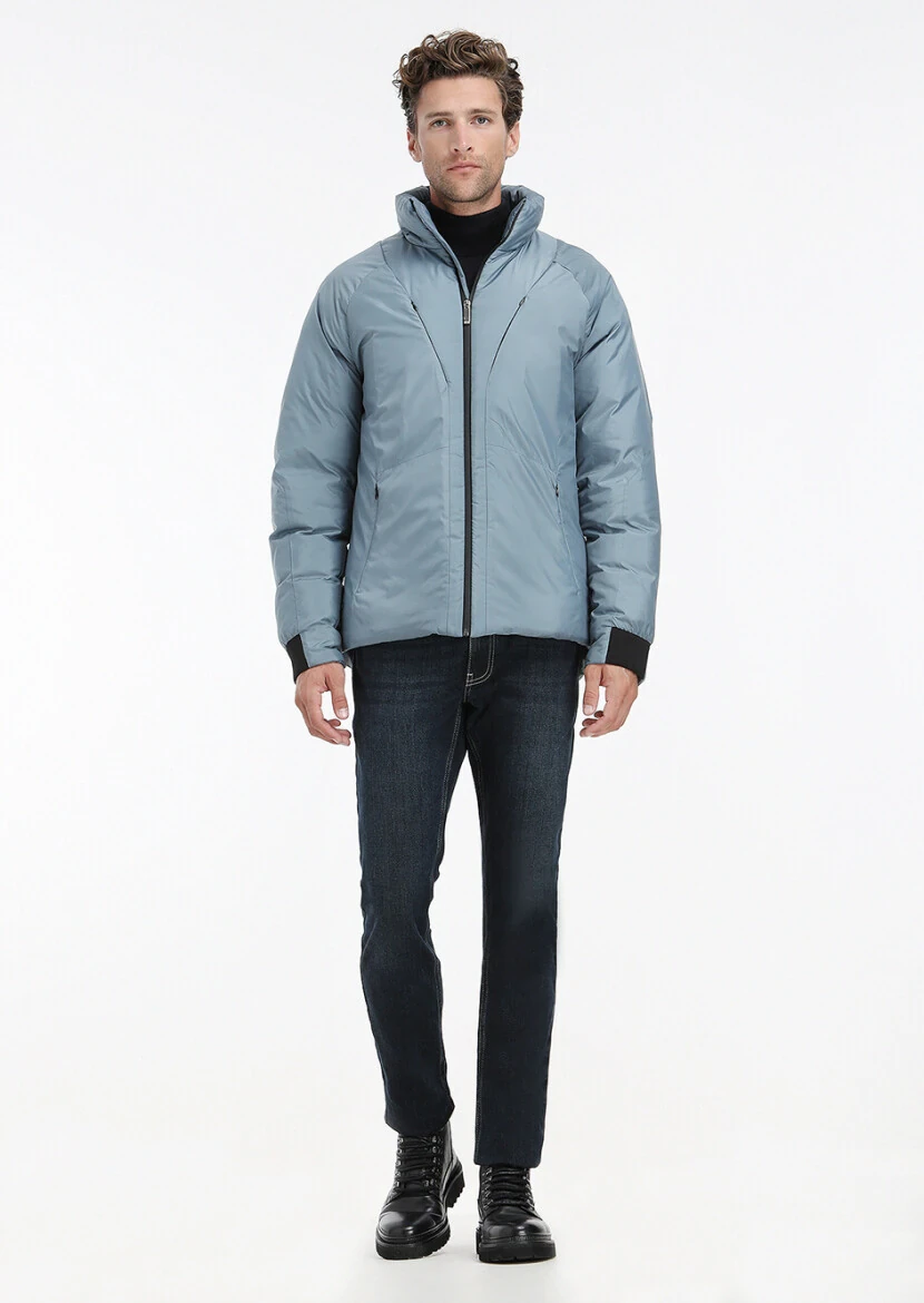 Mavi Regular Fit Dik Yaka Casual Dokuma Mont - 1