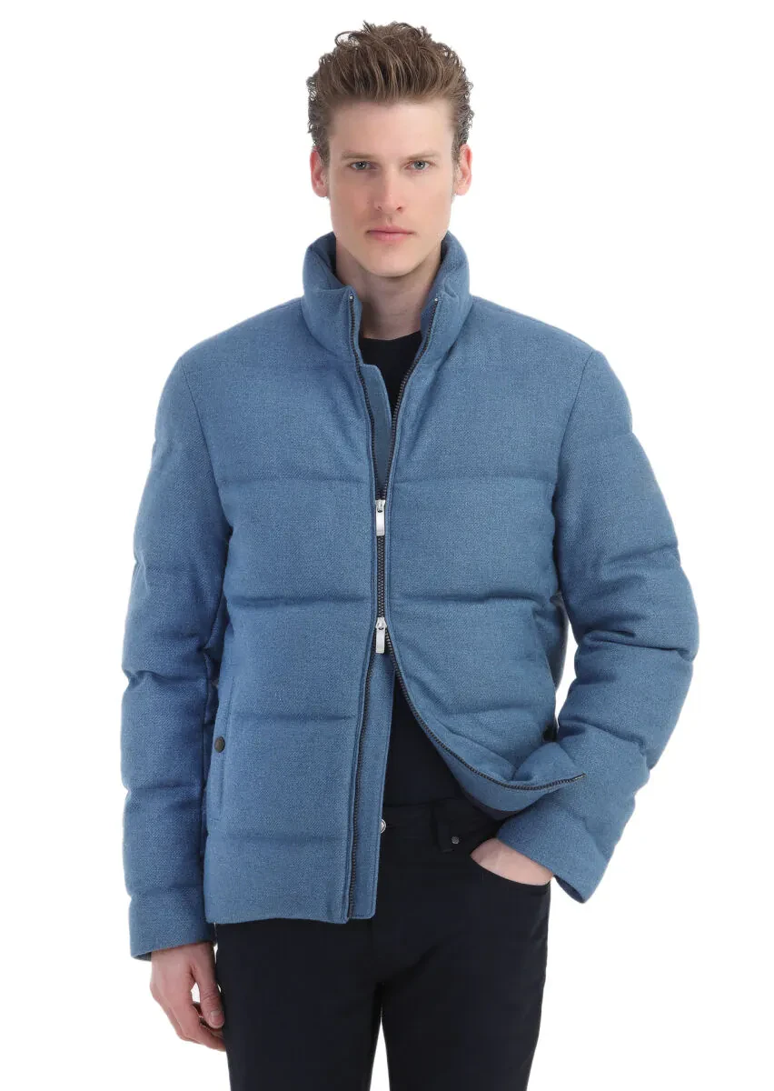 Mavi Regular Fit Dik Yaka Casual Dokuma Mont - 4