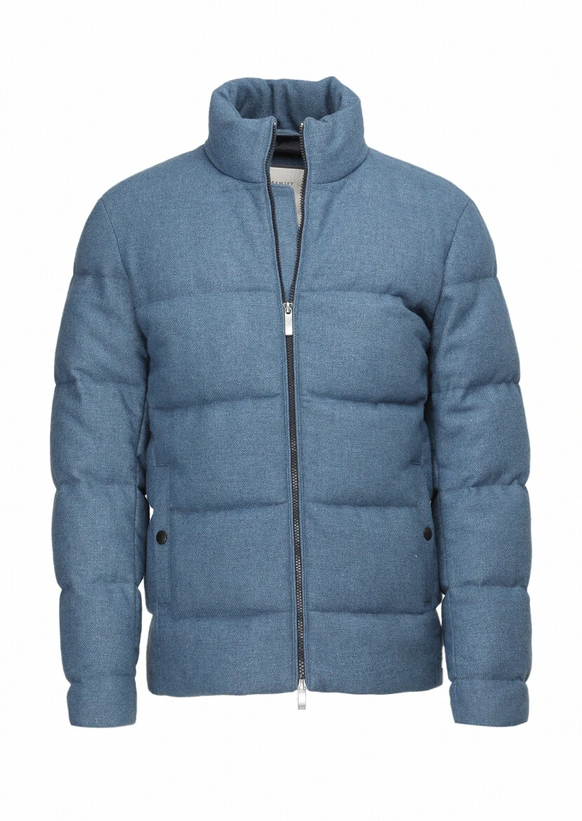 Mavi Regular Fit Dik Yaka Casual Dokuma Mont - 8