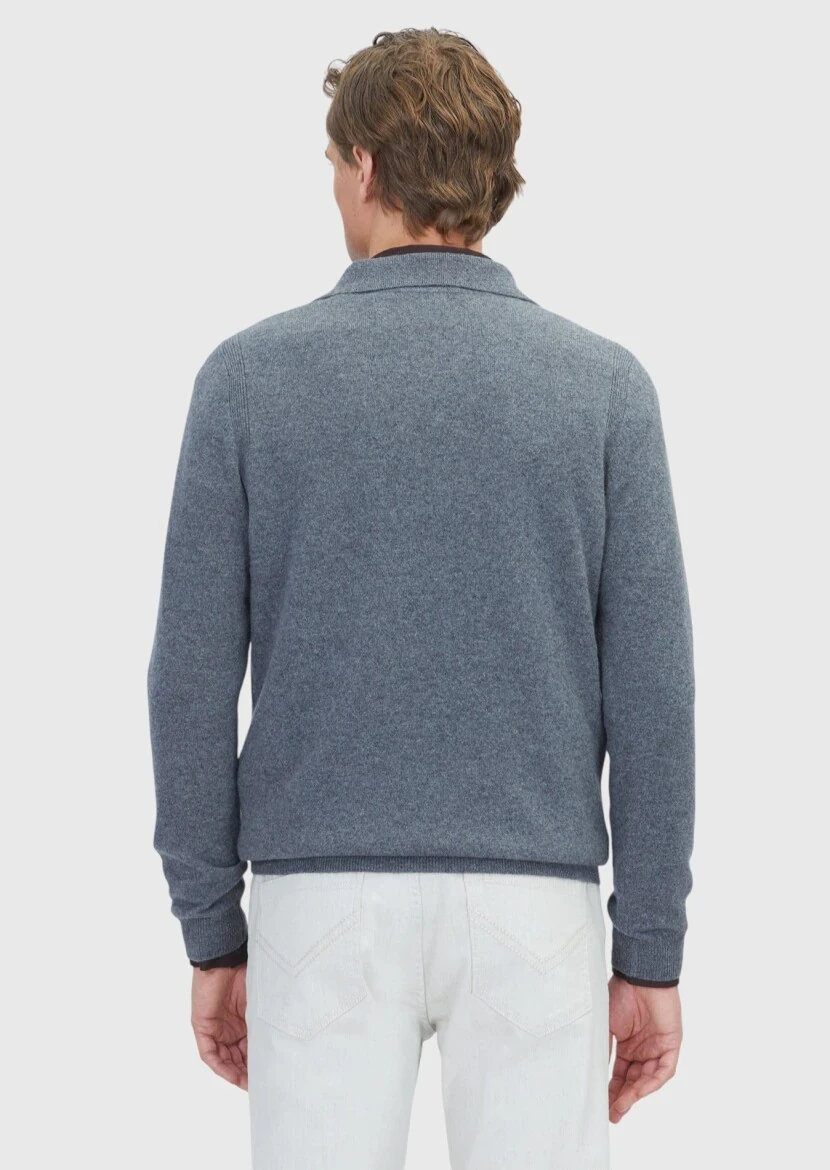 Medium Gray Knitwear Sweatshirt - 6