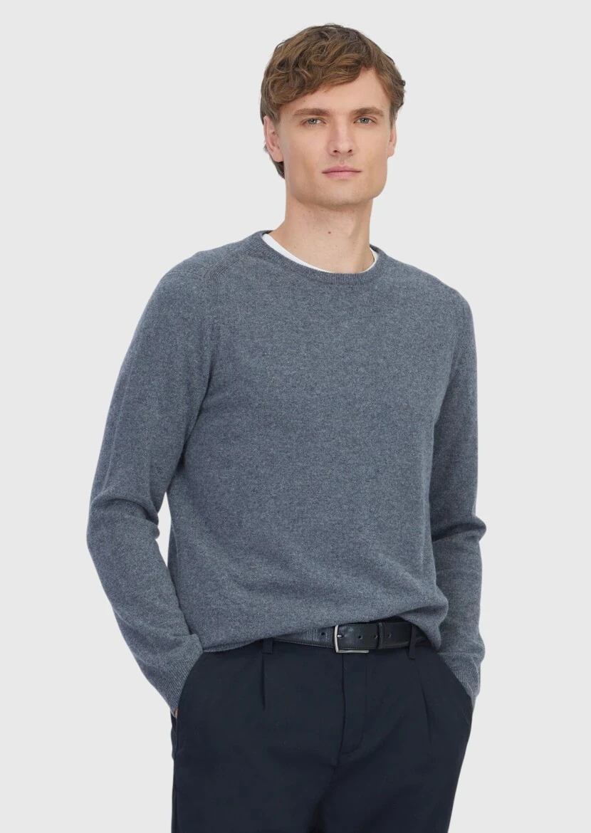 Medium Gray Knitwear Sweatshirt - RAMSEY