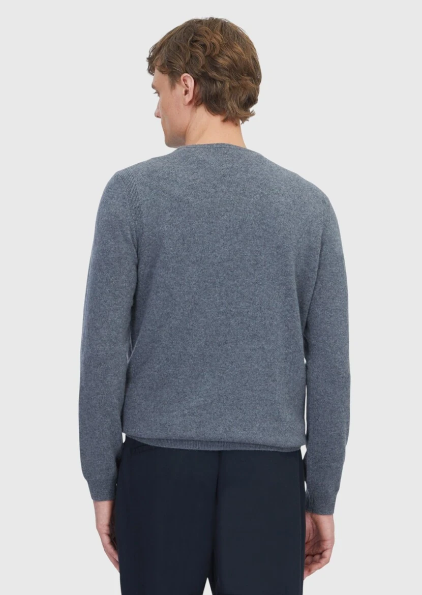 Medium Gray Knitwear Sweatshirt - 5