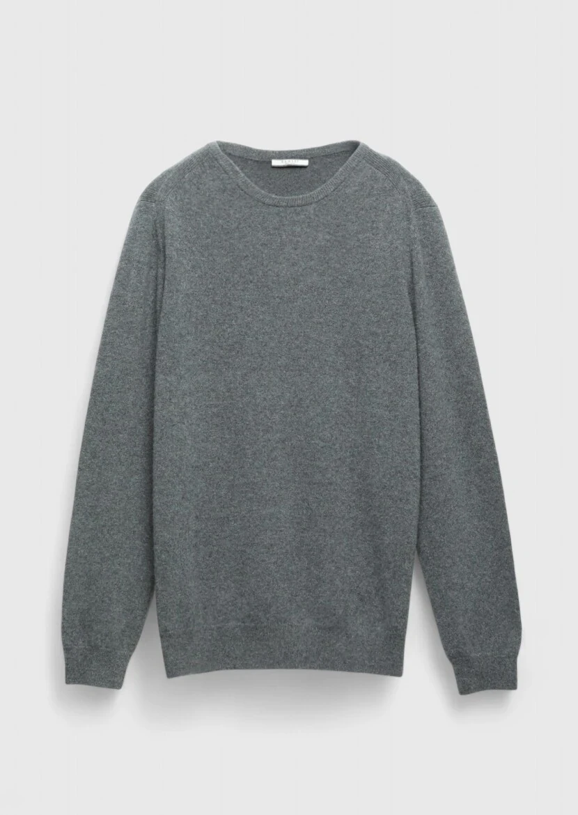 Medium Gray Knitwear Sweatshirt - 6