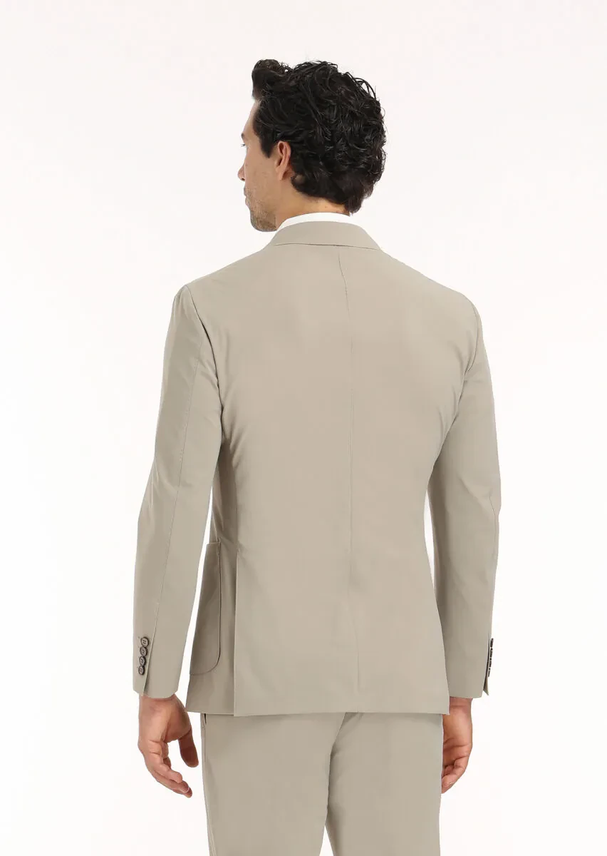 Mink Plain Comfort Fit Suit - 6