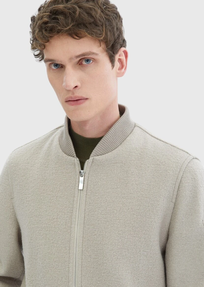 Mink Regular Fit Casual Weaving Coat - 8