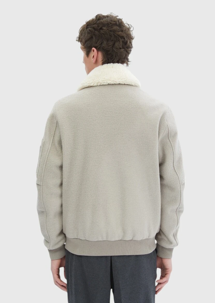 Mink Regular Fit Casual Weaving Coat - 9