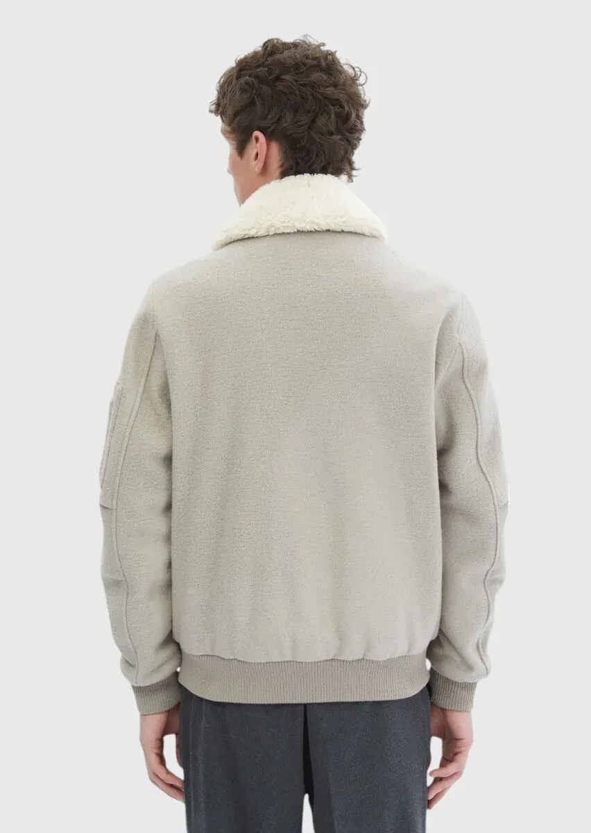 Mink Regular Fit Casual Weaving Coat - 9