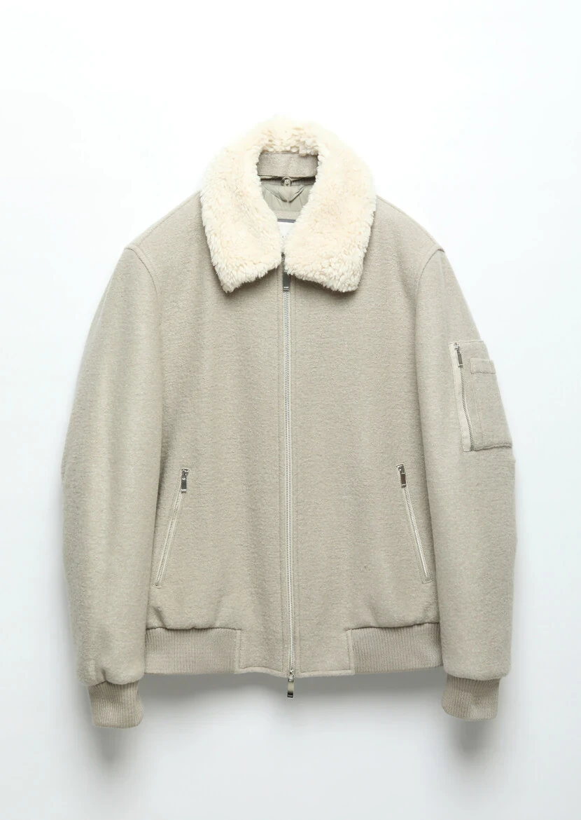 Mink Regular Fit Casual Weaving Coat - 10