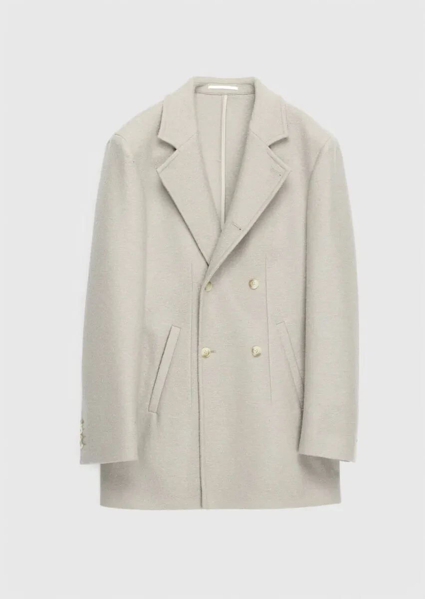 Mink Regular Fit Casual Weaving Coat - 6