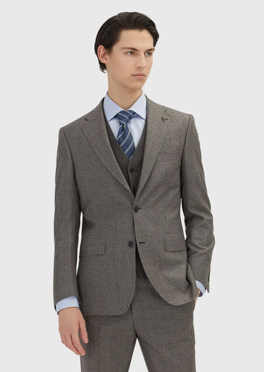 Mink Suit With Waistcoat - 1
