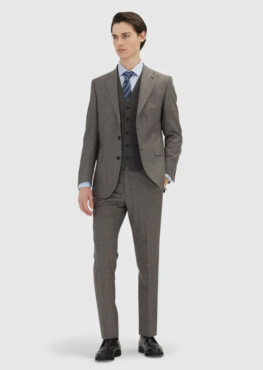 Mink Suit With Waistcoat - 3