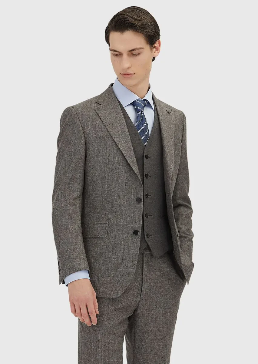 Mink Suit With Waistcoat - 4