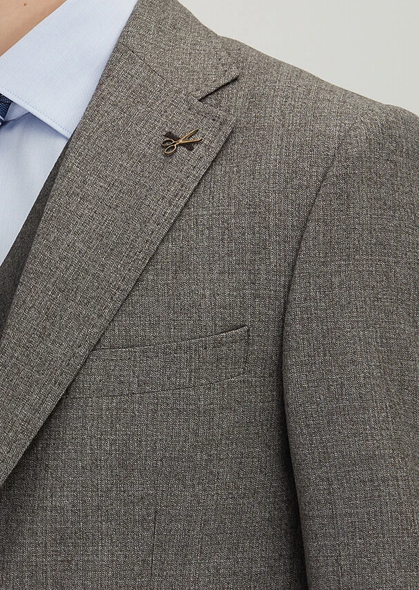 Mink Suit With Waistcoat - 5