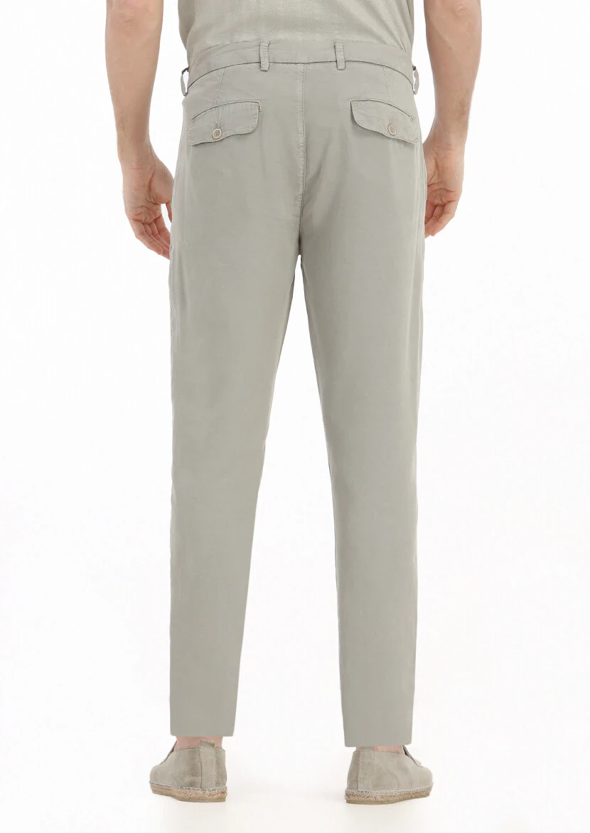 Mink Weaving Regular Fit Casual Trousers - 5