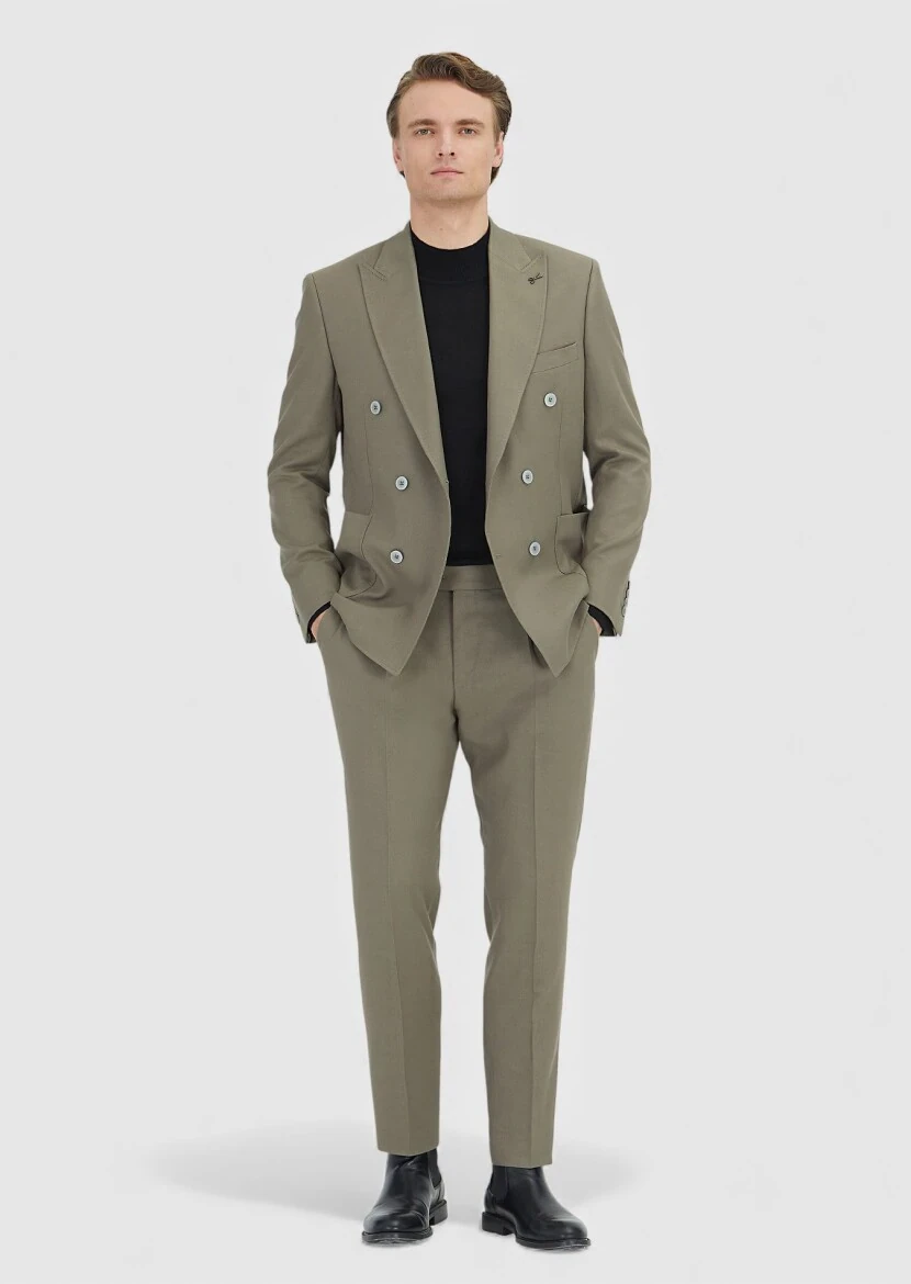 Mink Zeroweight Slim Fit Wool Blended Jacket - RAMSEY