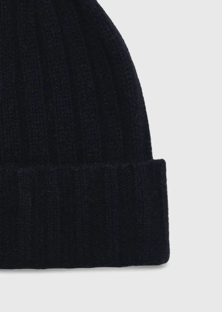 Navy Blue %100 Kaşmir Hat - 2