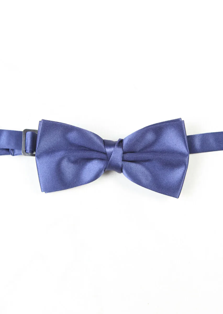 Navy Blue Bow Tie - 1