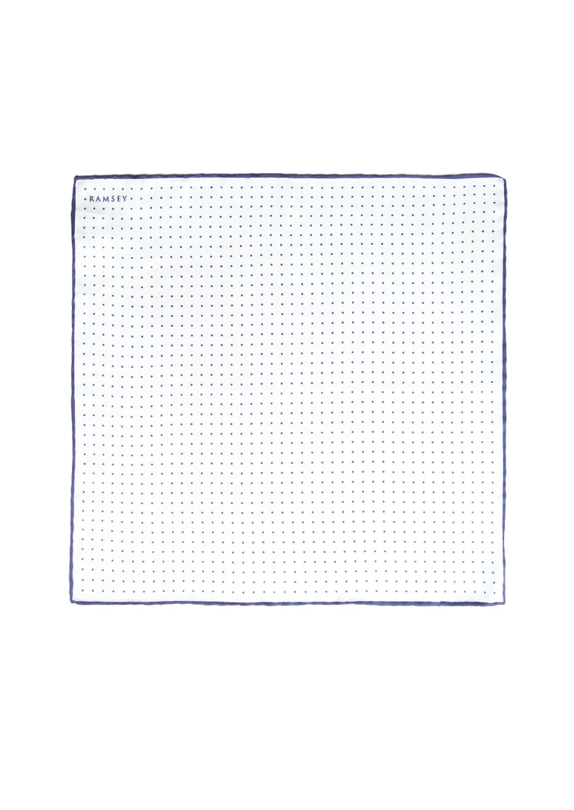 Navy Blue Handkerchief 