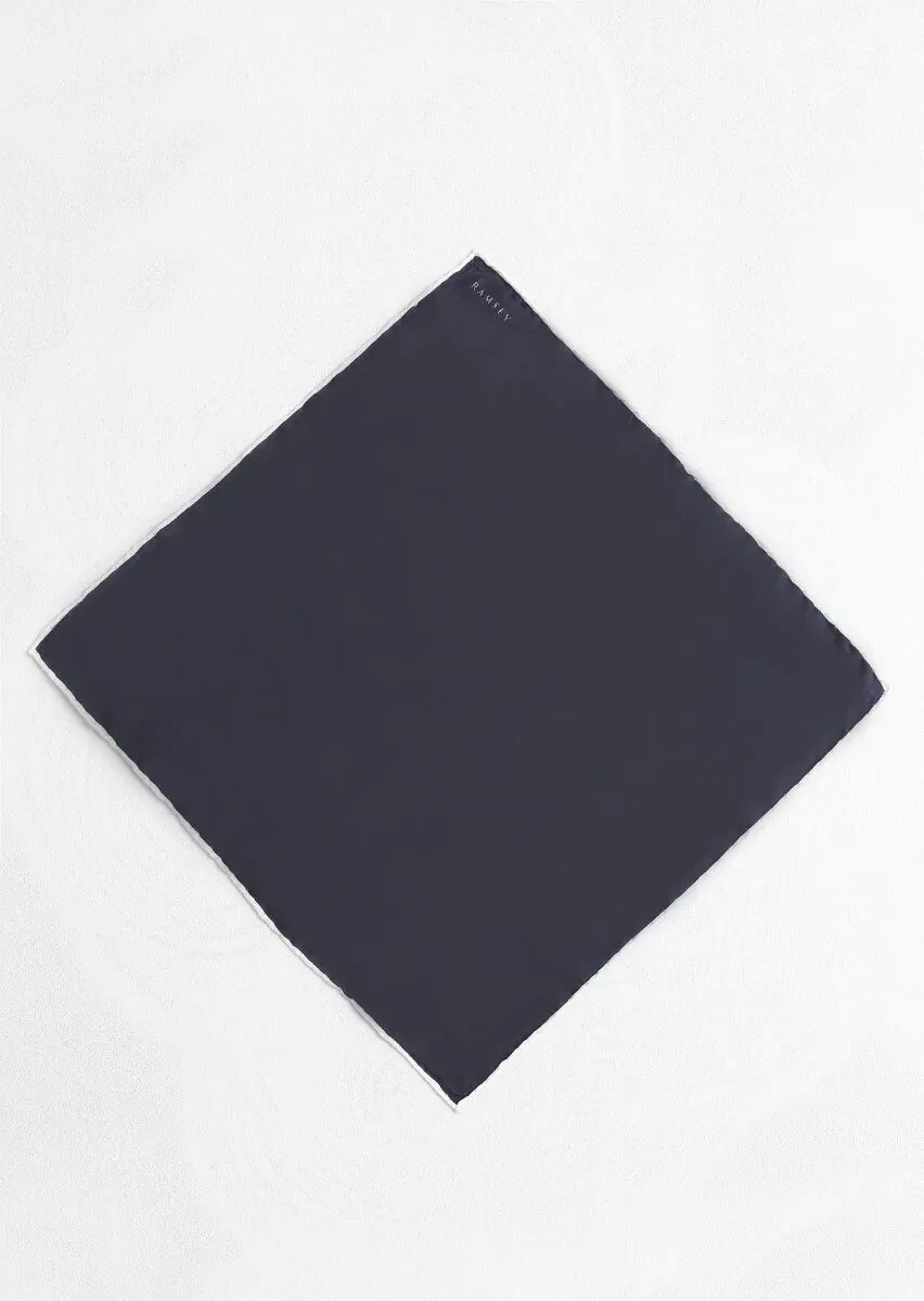 Navy Blue Handkerchief - 1