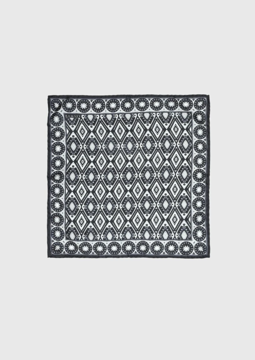 Navy Blue Handkerchief - 1