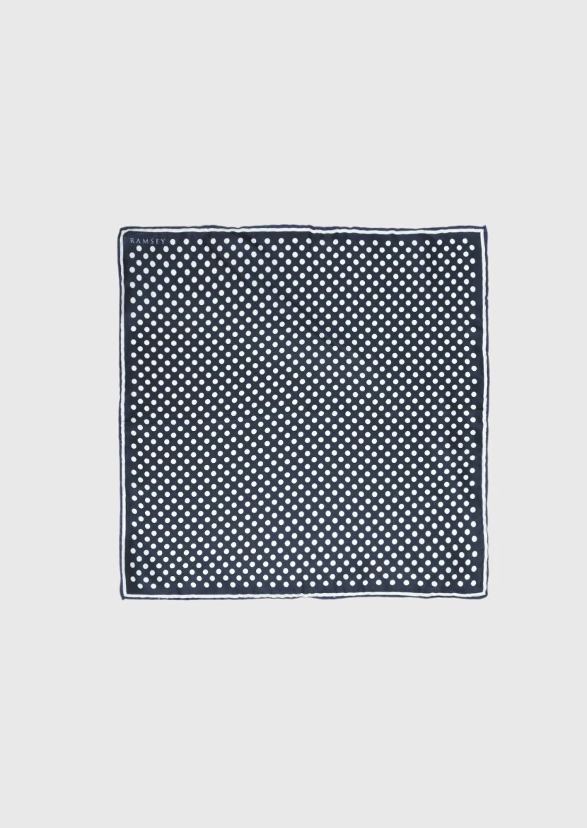 Navy Blue Handkerchief - 1