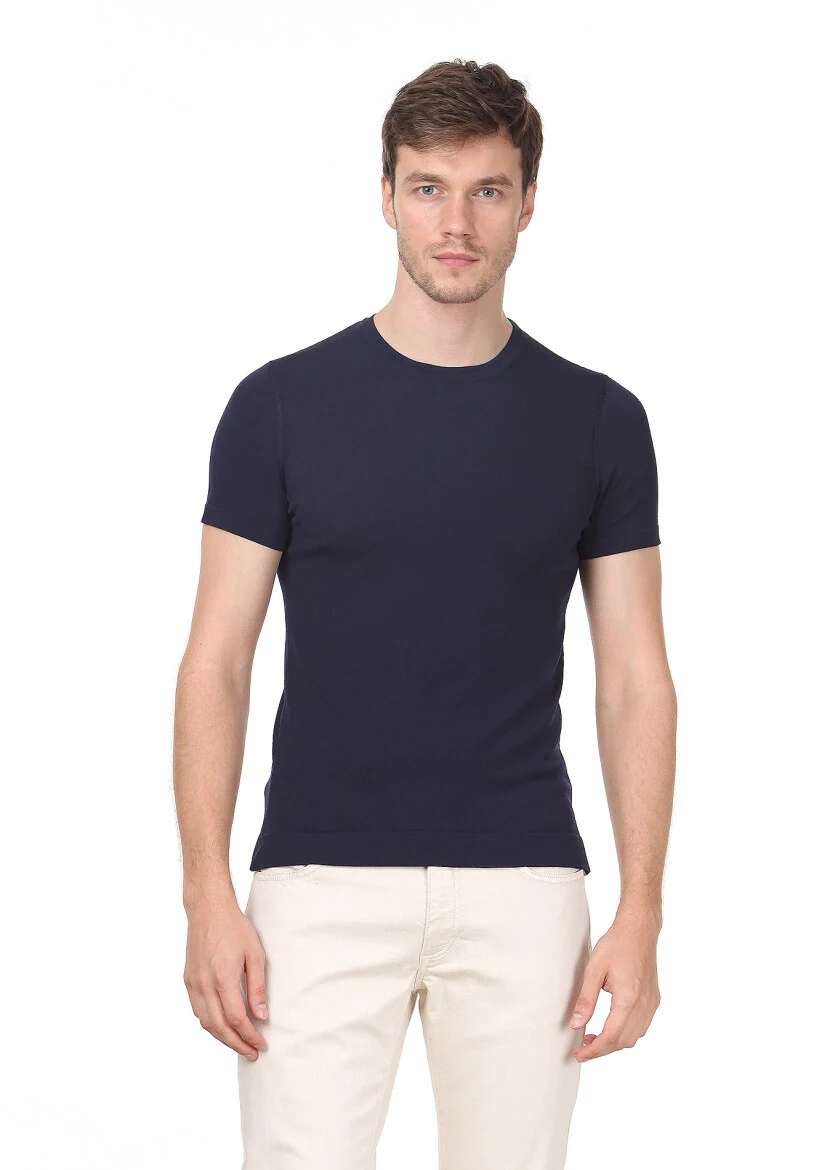 Navy Blue Knitwear - 2