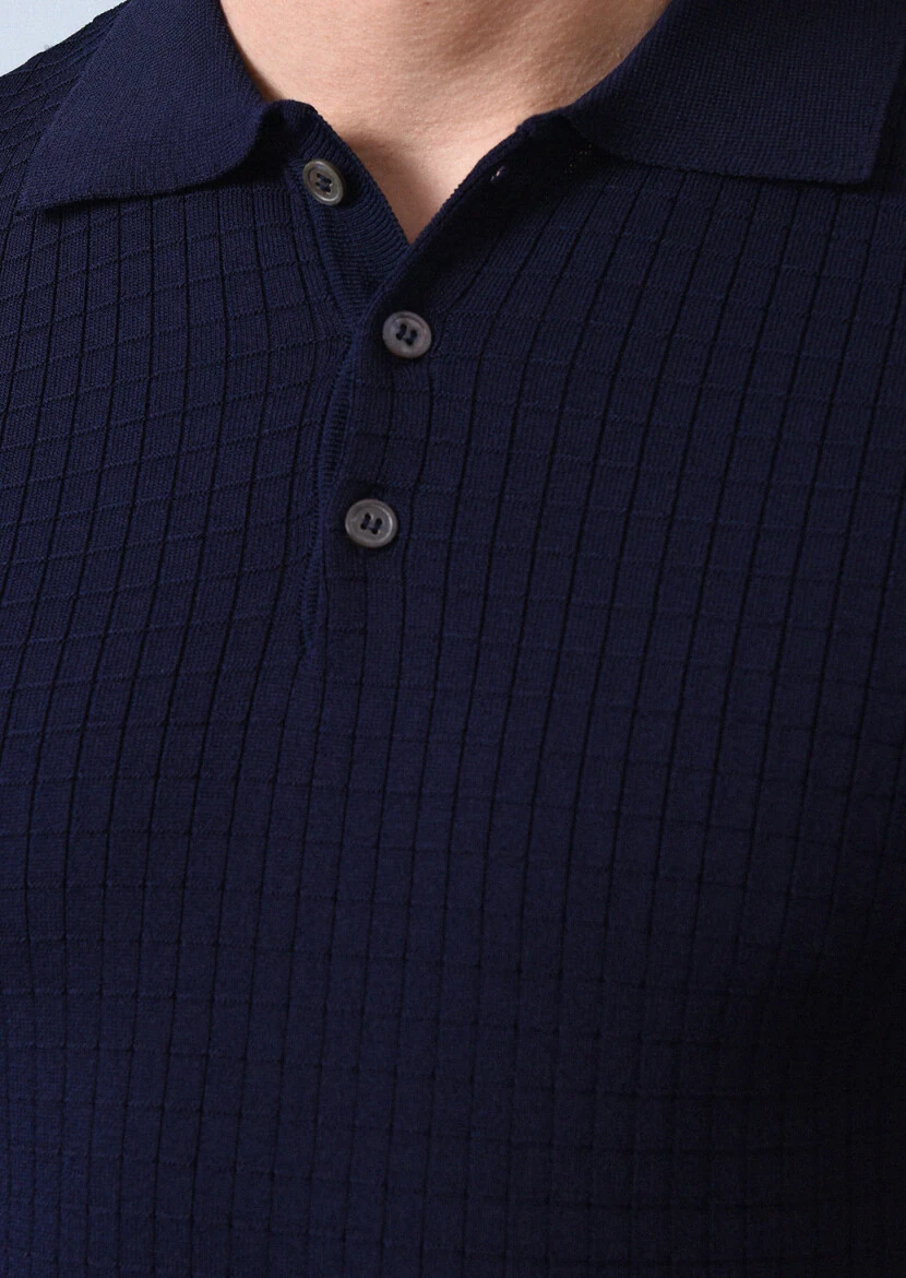 Navy Blue Knitwear - 2
