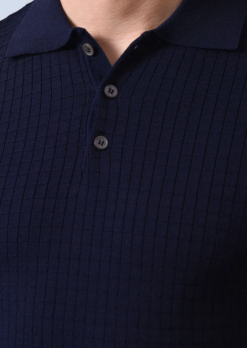 Navy Blue Knitwear - 2