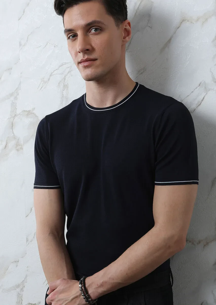 Navy Blue Knitwear - 3