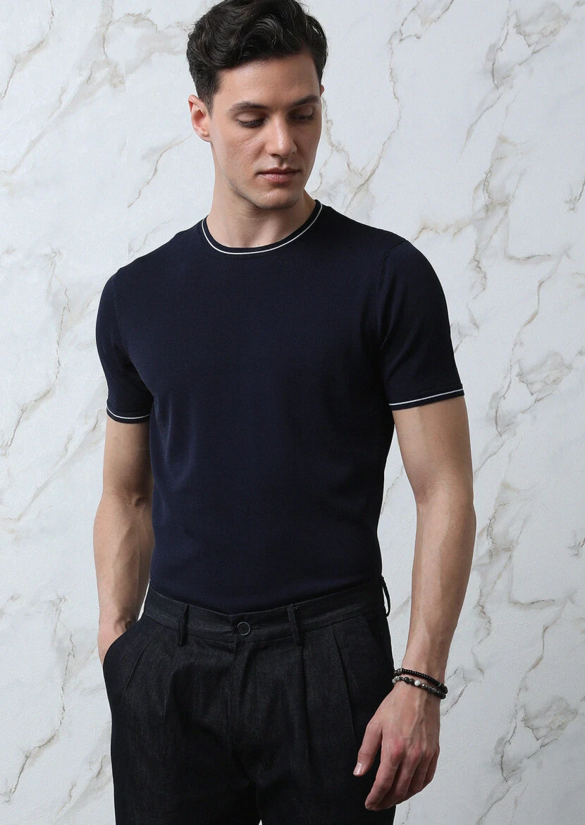 Navy Blue Knitwear - 4