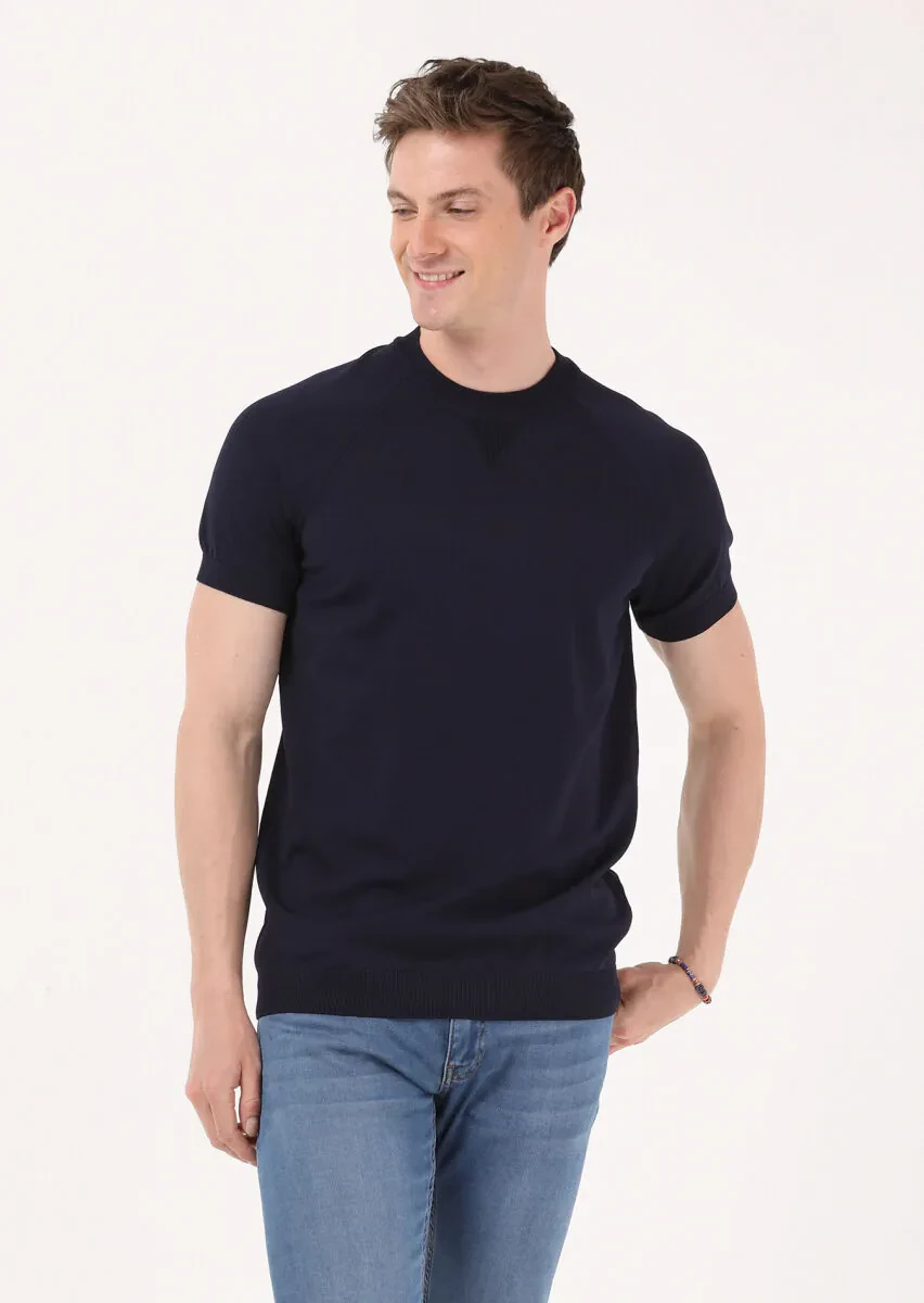 Navy Blue Knitwear - 4