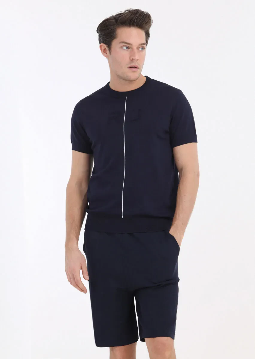 Navy Blue Knitwear - 2