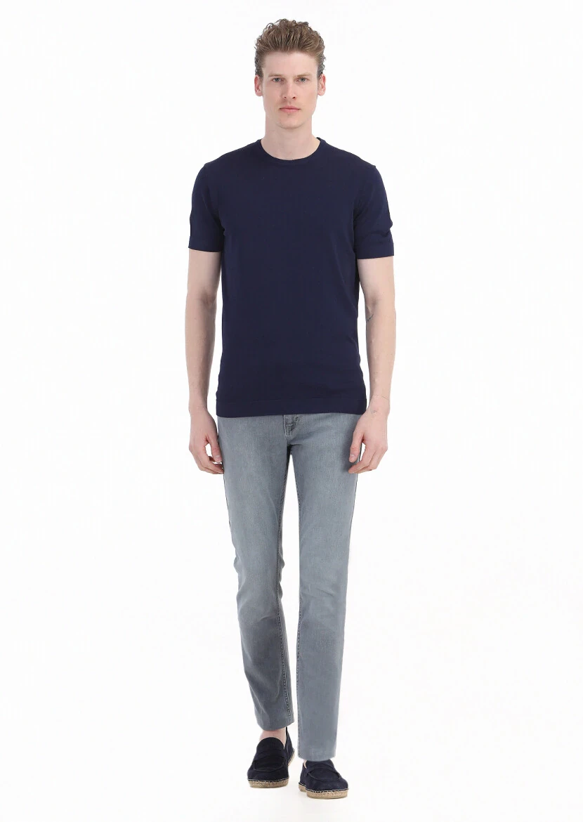 Navy Blue Knitwear - 1