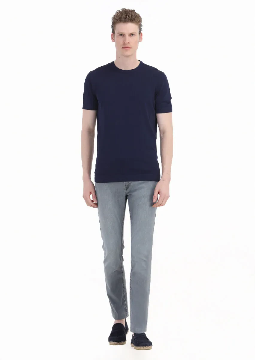 Navy Blue Knitwear - 1