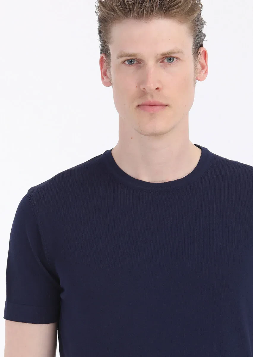 Navy Blue Knitwear - 2