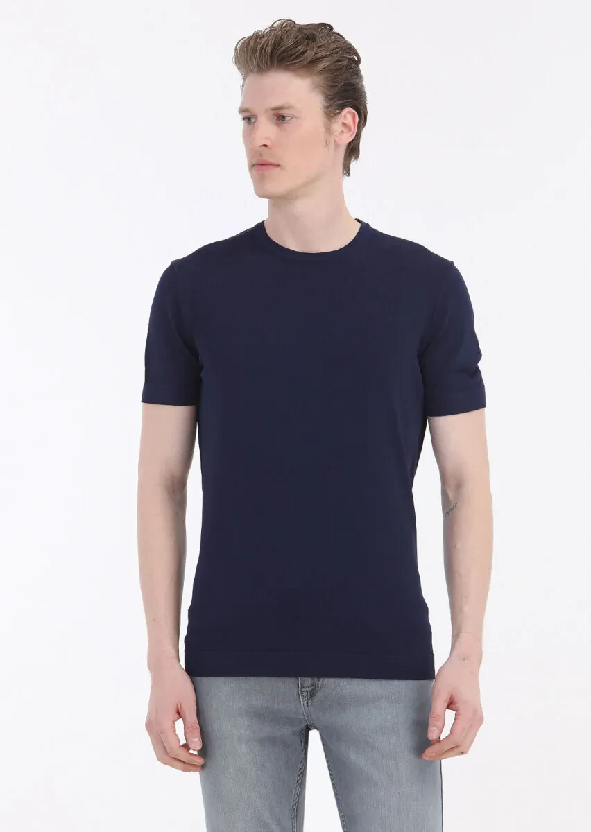 Navy Blue Knitwear - 3