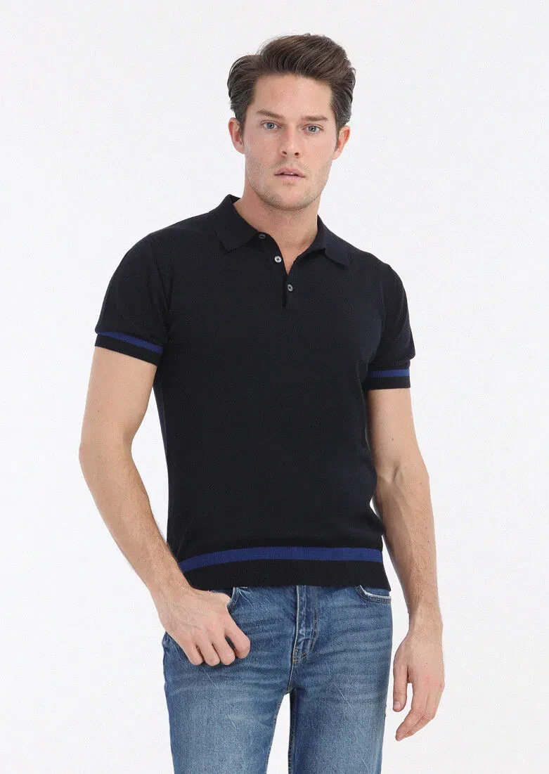 Navy Blue Knitwear - 2