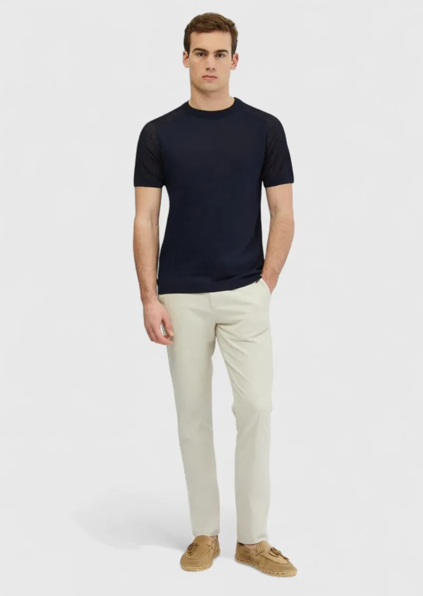 Navy Blue Knitwear - 1