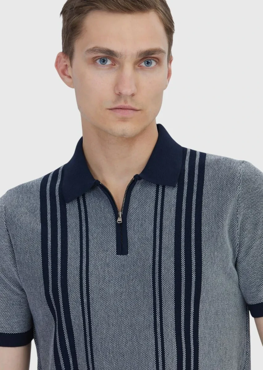 Navy Blue Knitwear - 3