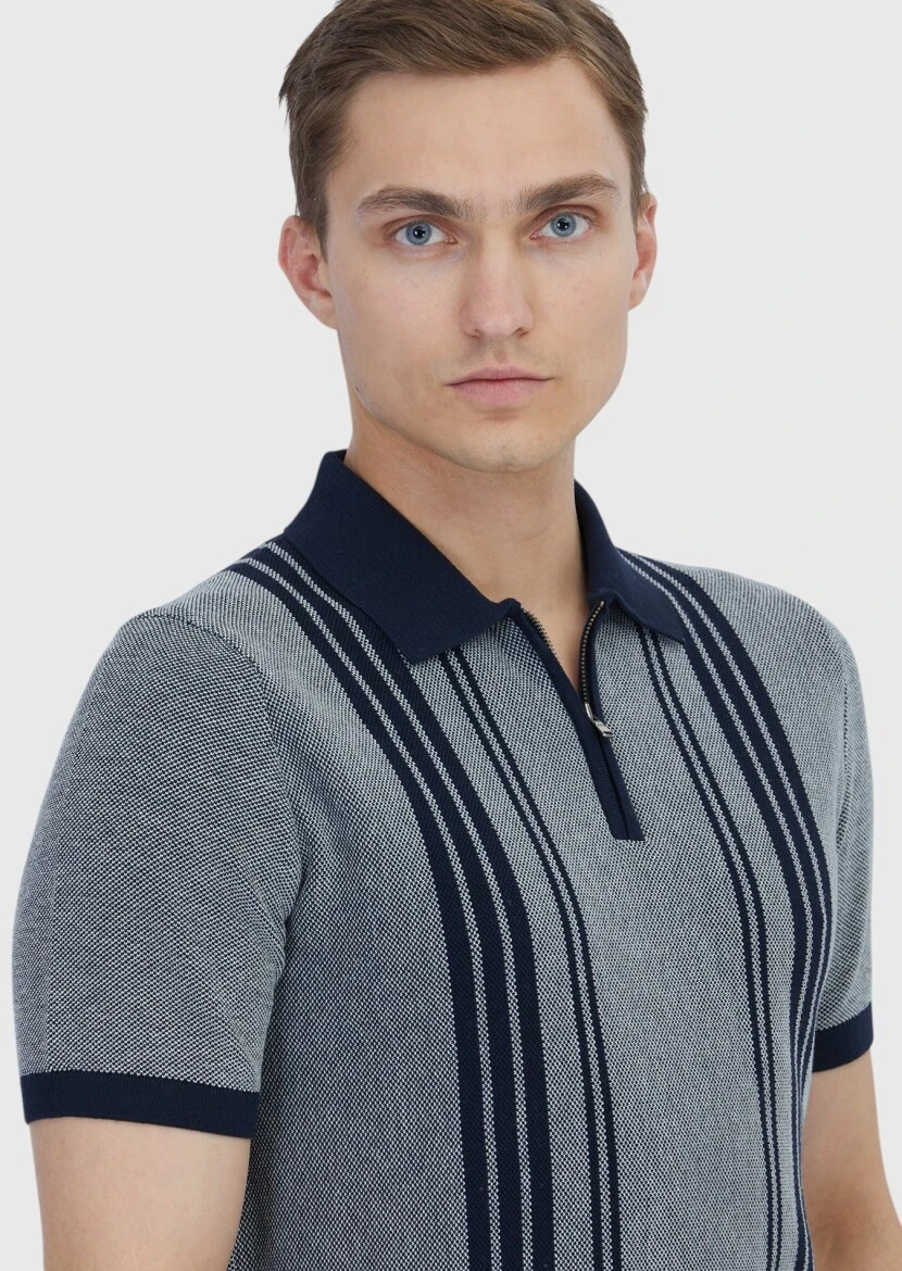 Navy Blue Knitwear - 4