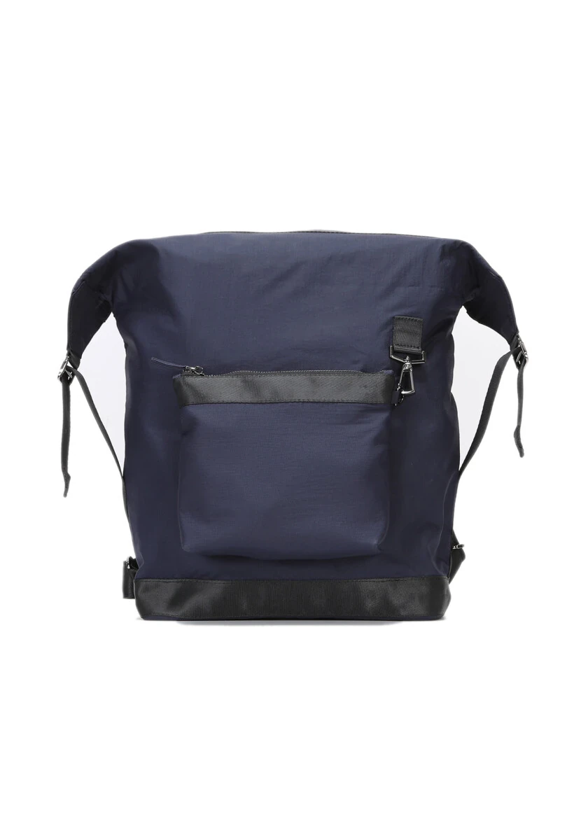 Navy Blue Material Bag - 1